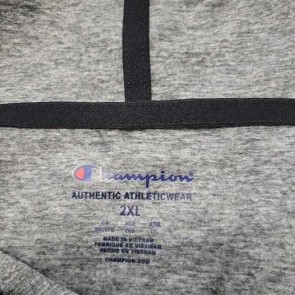 New Champion Shirt Size 2XL Long Sleeve Hooded Shirt Moisture-wicking Athleisure - Picture 10 of 10